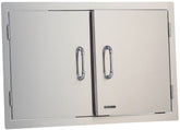 Bull 33568 Double Walled Door, 33 in L, 22 in W, 2 in H, Stainless Steel